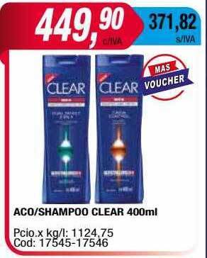 Maxiconsumo Aco Shampoo Clear oferta
