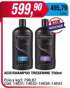 Maxiconsumo Aco Shampoo Tresemme oferta