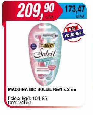 Maxiconsumo Maquina Bic Soleil R&n oferta