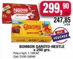 Maxiconsumo Bombon Garoto-nestle oferta