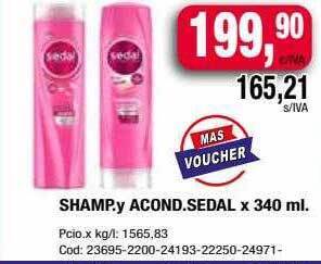 Maxiconsumo Shamp Y Acond Sedal oferta