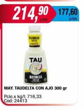 Maxiconsumo May Taudelta Con Ajo oferta