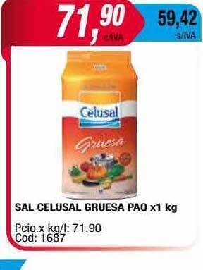 Maxiconsumo Sal Celusal Gruesa oferta