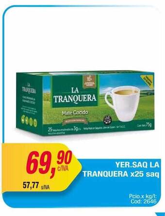 Maxiconsumo Yer Saq La Tranquera oferta