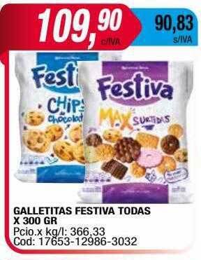 Maxiconsumo Galletitas Festiva Todas oferta