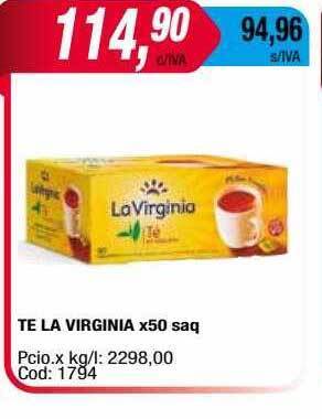 Maxiconsumo Te La Virginia oferta