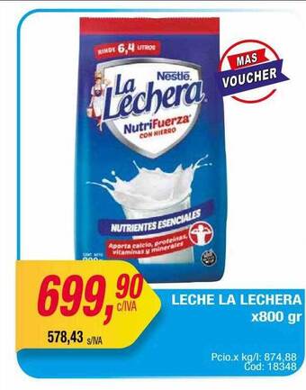 Maxiconsumo Leche La Lechera oferta