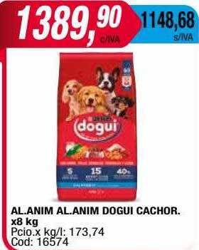 Maxiconsumo Al Anim Al Anim Dogui Cachor oferta