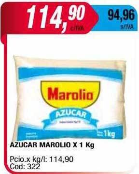 Maxiconsumo Azucar Marolio oferta