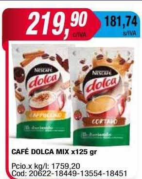 Maxiconsumo Café Dolca Mix oferta