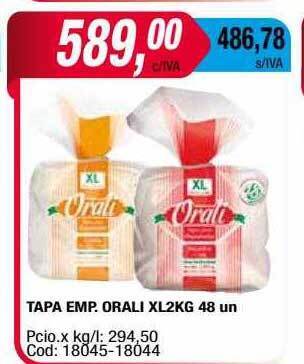 Maxiconsumo Tapa Emp Orali oferta