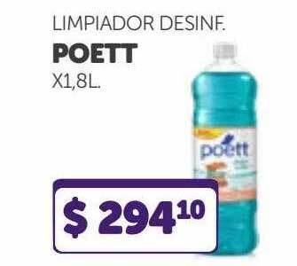La Gallega Supermercados Limpiador Desinf. Poett oferta