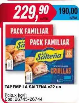 Maxiconsumo Tap Emp La Salteña oferta