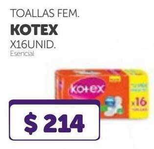 La Gallega Supermercados Toallas Fem. Kotex oferta
