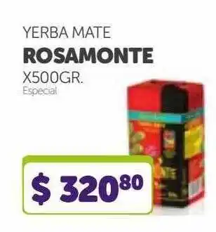 La Gallega Supermercados Yerba Mate Rosamonte Especial oferta