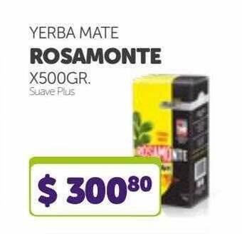 La Gallega Supermercados Yerba Mate Rosamonte Suave Plus oferta