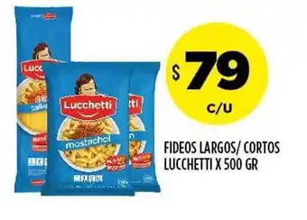 Supermercados Toledo Fideos Largos Cortos Lucchetti oferta