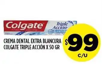 Supermercados Toledo Crema Dental Extra Blancura Colgate Triple Acción oferta