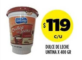 Supermercados Toledo Dulce De Leche Untina oferta