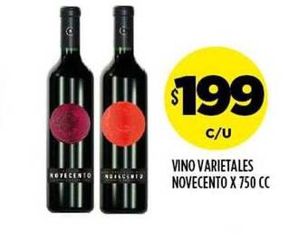 Supermercados Toledo Vino Varietales Novecento oferta