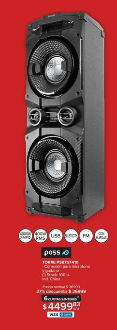 Carrefour Maxi Poss Torre PSBTST410 oferta