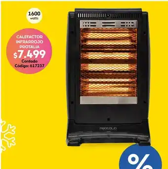 Coppel Calefactor infrarrojo protalia oferta