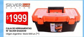 Changomas Caja de herramientas 16" silver shadow oferta