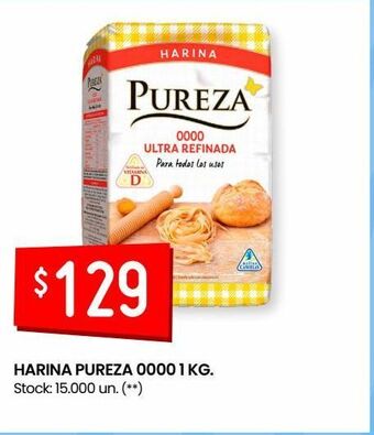Changomas Harina pureza 0000 1 kg. oferta