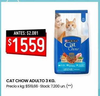 Cat chow adulto 3 kg