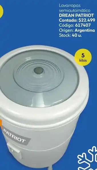 Coppel Lavarropas semiautomatico oferta