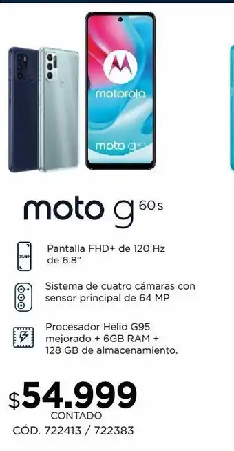 Coppel Moto g 60 s oferta