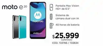 Coppel Moto e20 oferta