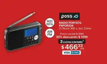 Carrefour Maxi Poss Radio Portátil PSPOR334 oferta