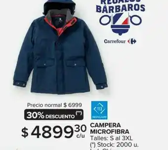 Carrefour Maxi Campera Microfibra oferta