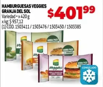 Makro Hamburguesas Veggies Granja x 420 g oferta