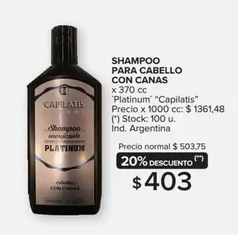 Carrefour Maxi Shampoo Para Cabello Con Canas x370 cc oferta