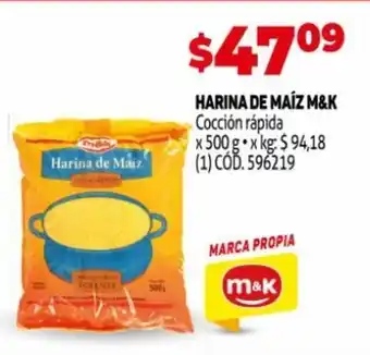 Makro m&k Harina De Maíz x 500 g oferta