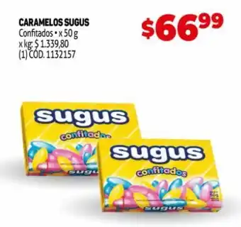 Makro Sugus Caramelos Confitados x 50 g oferta