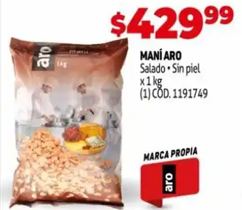 Makro Aro Maní Salado • Sin piel x 1 kg oferta