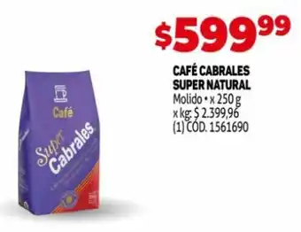 Makro Café Super Cabrales Natural Molido x 250 g oferta