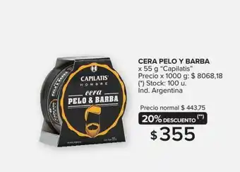 Carrefour Maxi Cera Pelo Y Barba x55 g oferta