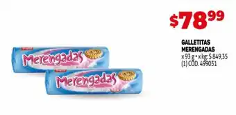Makro Merengadas Galletitas x 93 g oferta