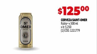 Makro Cerveza Saint - Omer Rubia x 500ml oferta