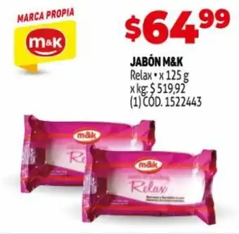 Makro m&k Jabón Relax x 125 g oferta