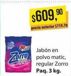 Supermercados Damesco Jabón En Polvo Matic Regular Zorro oferta