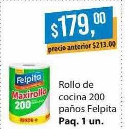 Supermercados Damesco Rollo De Cocina 200 Paños Felpita oferta