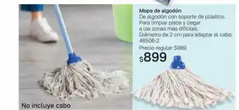 Tupperware Mopa De Algodón oferta
