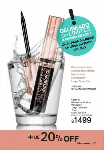 Tupperware Colorfull Delineador Liquido Waterproof Larga Duración oferta