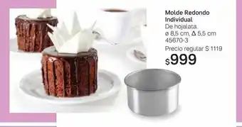 Molde Redondo Individual