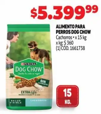 Makro Dog Chow Alimento Para Perros Cachorros x 15 kg oferta